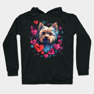 Yorkshire Terrier Valentine Day Hoodie